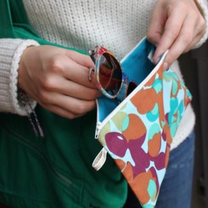 Kit couture – Balade en forêt – Pochette zippée