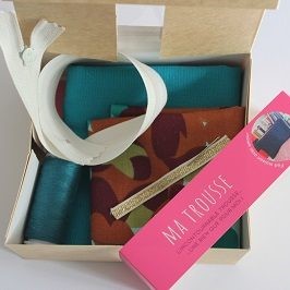 Kit couture – Balade en forêt – Pochette zippée