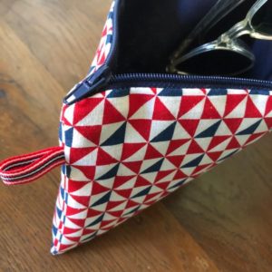 Kit couture – Fanions du 14 juillet – Pochette zippée