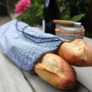 Kit couture – La vague bleue – sac à pain
