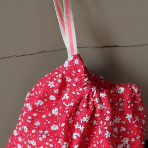 Kit couture – Fleurs dans mon jardin anglais – Sac lien coulissant