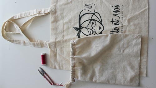 pochon tissu zéro déchet