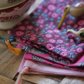 Kit couture – Triplettes Ananas – 3 sacs lien coulissant