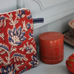 Kit couture – Dans les jardins d’un palais indien – Pochette zippée