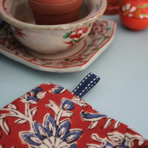 Kit couture – Dans les jardins d’un palais indien – Pochette zippée